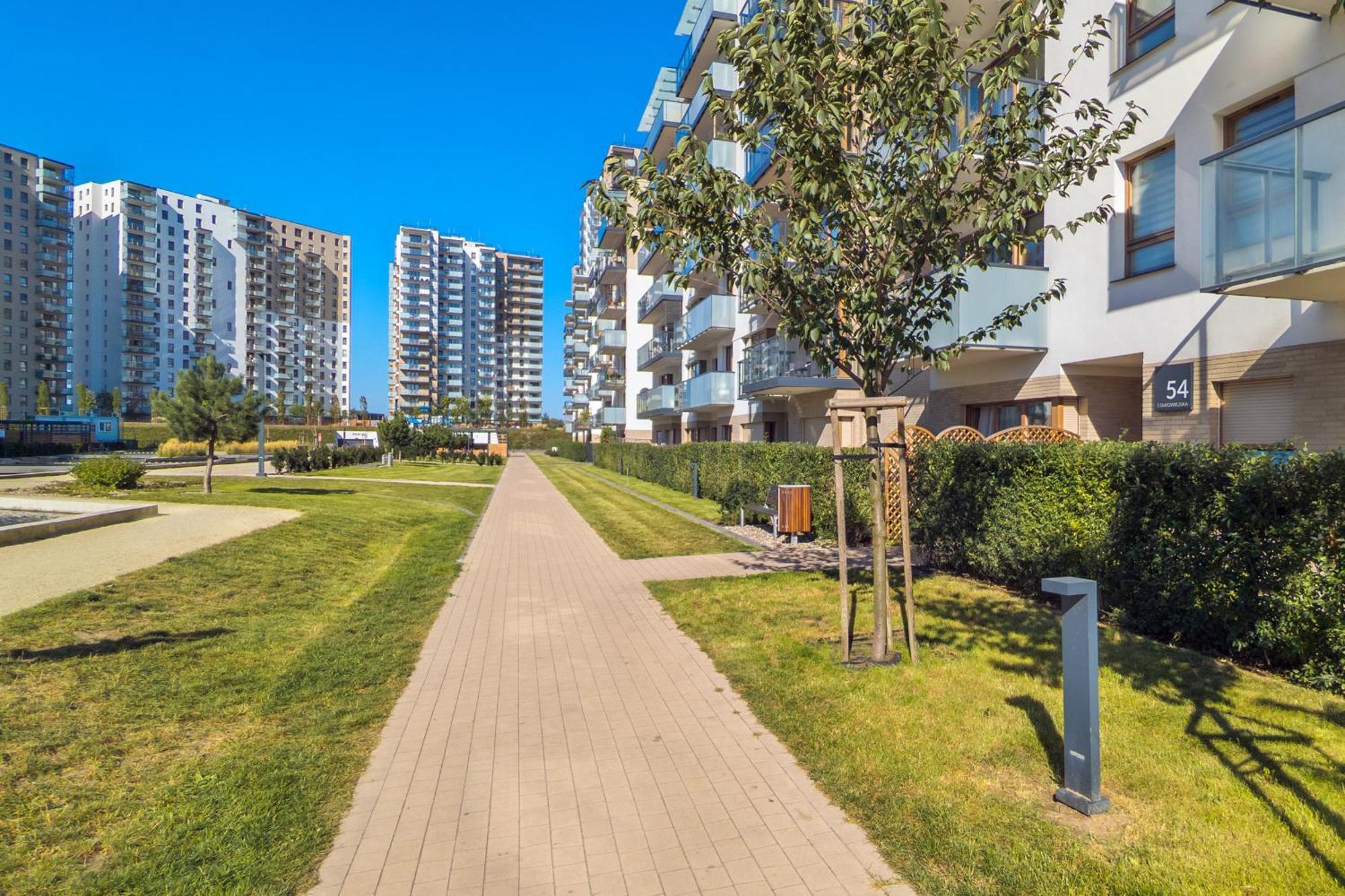 Starowiejska Apartment With Balcony Next To Arena Gdansk Stadium By Noclegi Renters מראה חיצוני תמונה